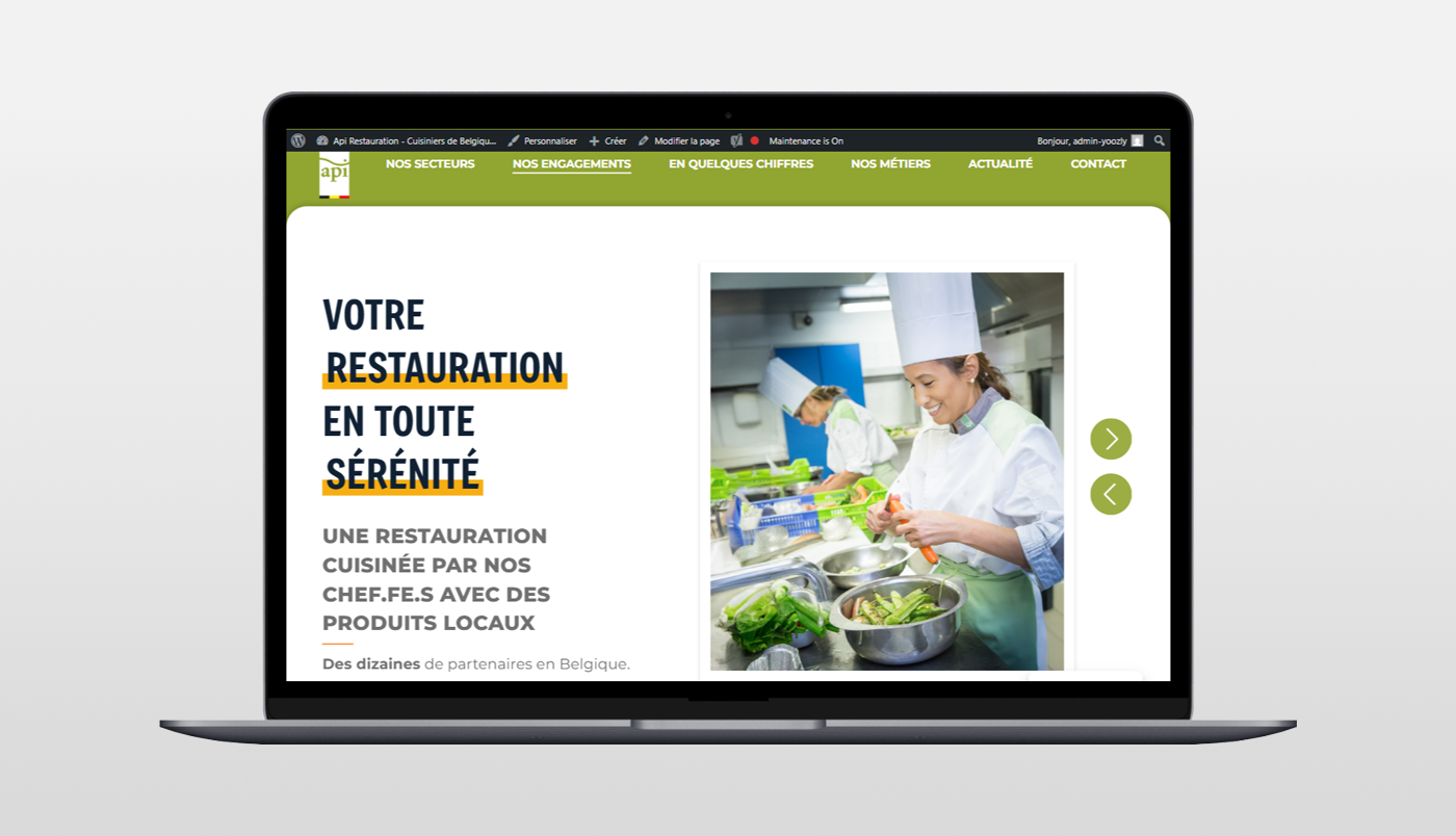 Nouveau site Api Belgique